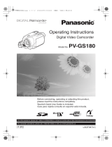 Panasonic PVGS180 Operating instructions