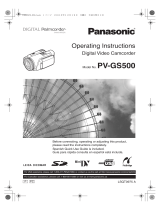 Panasonic PVGS500 Operating instructions