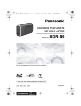 Panasonic SDRS9 Operating instructions