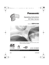 Panasonic SDRS150 Operating instructions