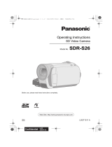 Panasonic SDRS26 Operating instructions