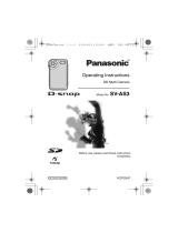 Panasonic SV-AS3 User manual