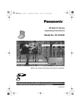 Panasonic Power Supply SV-AV20U User manual