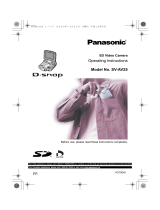 Panasonic d snap sv av 25 Owner's manual