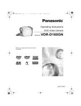 Panasonic VDRD160GN User manual