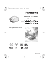 Panasonic VDRD220GN User manual