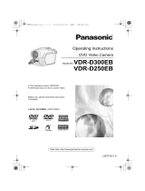 Panasonic VDRD300EB Operating instructions