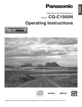 Panasonic CQC1505N Operating instructions