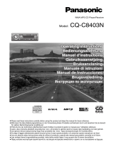 Panasonic CQ-C8403N Owner's manual