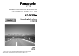 Panasonic CQDF802W Operating instructions