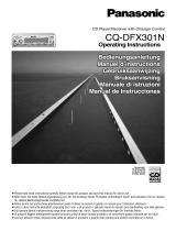 Panasonic CQDFX301N Operating instructions