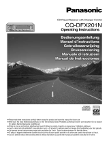 Panasonic CQDFX201N Operating instructions
