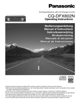 Panasonic cq-dfx802 Owner's manual
