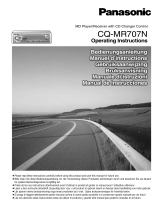 Panasonic CQMR707N Operating instructions