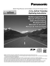 Panasonic CQSRX7000N Operating instructions