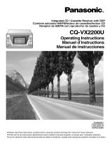 Panasonic CQVX2200U Operating instructions