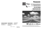 Panasonic CQVD7200U Operating instructions