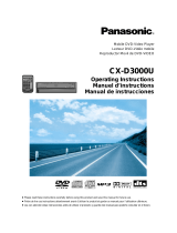Panasonic CXD3000U Operating instructions