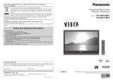 Panasonic TH42PV70EY Owner's manual