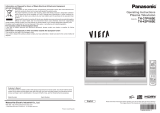 Panasonic TH42PV60E Owner's manual