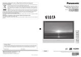 Panasonic TH37PV60EH Owner's manual
