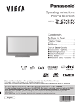 Panasonic TH37PX81FV Owner's manual