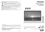 Panasonic TH42PX63E Operating instructions