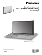 Panasonic TH-65PF9EK Operating instructions