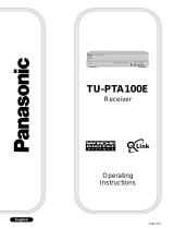 Panasonic TU-PTA100E User manual