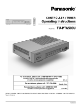 Panasonic TUPTA500U Operating instructions