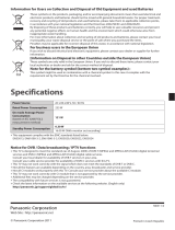 Panasonic TXP42S30E Quick start guide