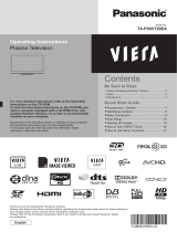Panasonic TXP50VT20EA Quick start guide