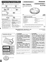 Panasonic RCCD600 Operating instructions