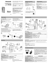 Panasonic RN505 Operating instructions