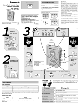 Panasonic RQCR18V Operating instructions
