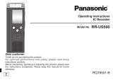 Panasonic RRUS590 Owner's manual