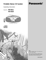 Panasonic RXD10 User manual