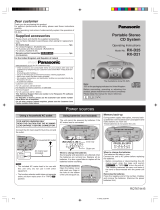 Panasonic RX-D21 User manual