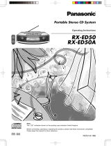 Panasonic RXED50 User manual