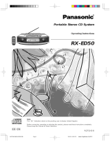 Panasonic RXED50 Owner's manual
