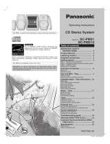 Panasonic SC-PM31 User manual