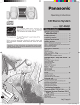 Panasonic SCPM31 Operating instructions