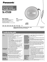 Panasonic SLCT520 Operating instructions