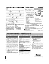 Panasonic SL-CT590 User manual