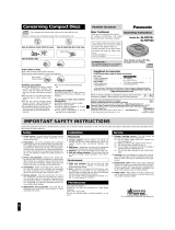 Panasonic SL-MP36C User manual