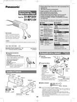 Panasonic SV-MP510V Operating instructions