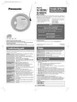 Panasonic SL-SX330 Owner's manual