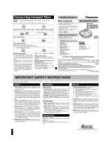 Panasonic SLSX391C User manual