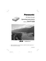 Panasonic SVPT1EB Operating instructions