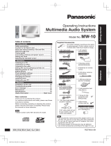 Panasonic MW10 Owner's manual